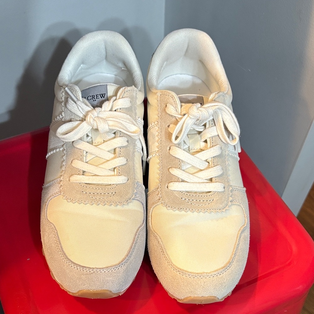 J. Crew Off-White Casual Sneakers